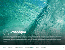 Tablet Screenshot of cordagua.com